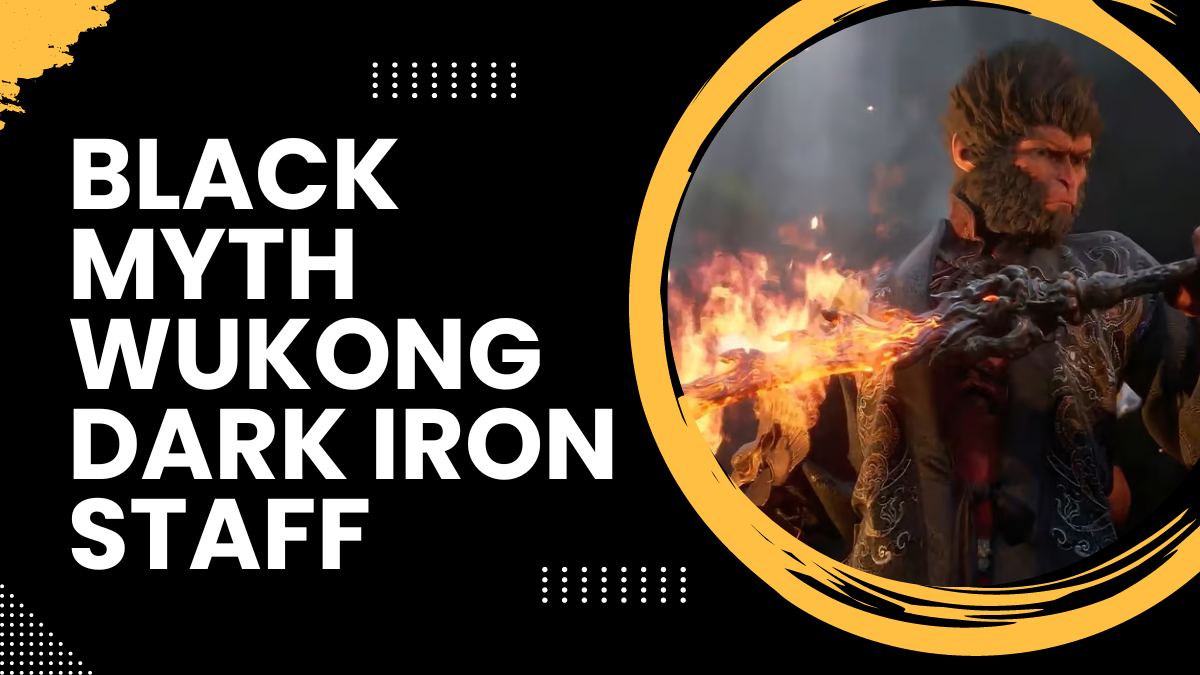 Black Myth Wukong Dark Iron Staff